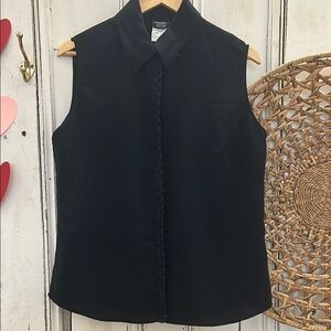 Chanel Black Sleeveless Top